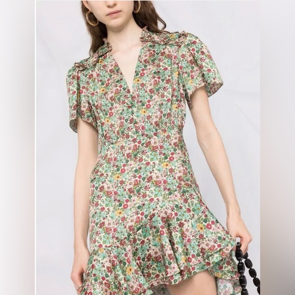 Sandro Multicolor Floral Dress